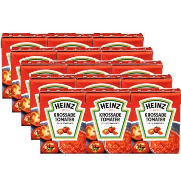 Krossade Tomater 15-pack, 15 x 390 g från Heinz | Matsmart