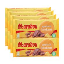 Marabou Mjölkchoklad Apelsinkrokant 8-pack
