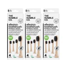 The Humble Co. Huvud Eltandborste Charcoal 3-pack