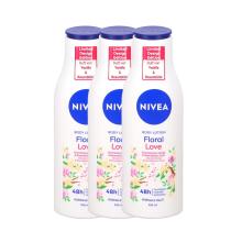 Nivea Body Lotion Floral Love 3-pack