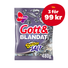 Malaco Gott & Blandat Supersalt