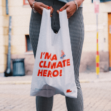 Reused Remade - Matsmart Carry Bag - I'm a climate hero