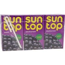 Suntop - Sun 410274 Suntop Blackcurrant 250 9x3 750ml