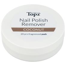 Topz - Nagellacksborttagningspads "Coconut" 20-pack