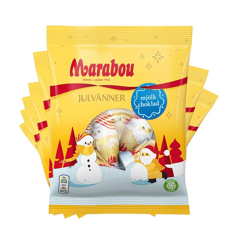 Marabou Chokladfigurer "Julvänner" 8-pack