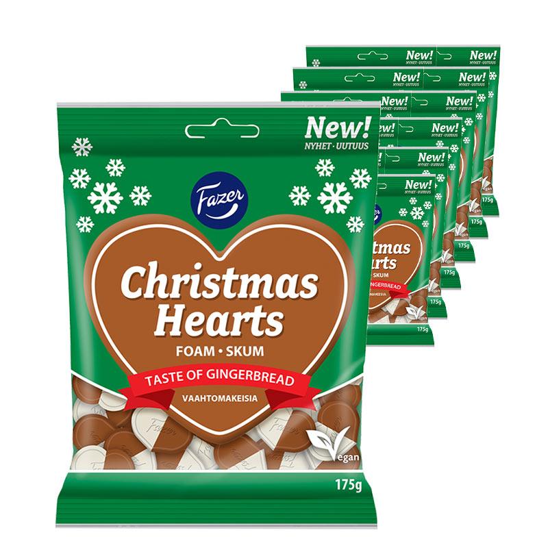 Fazer Godis Christmas Hearts 12-pack