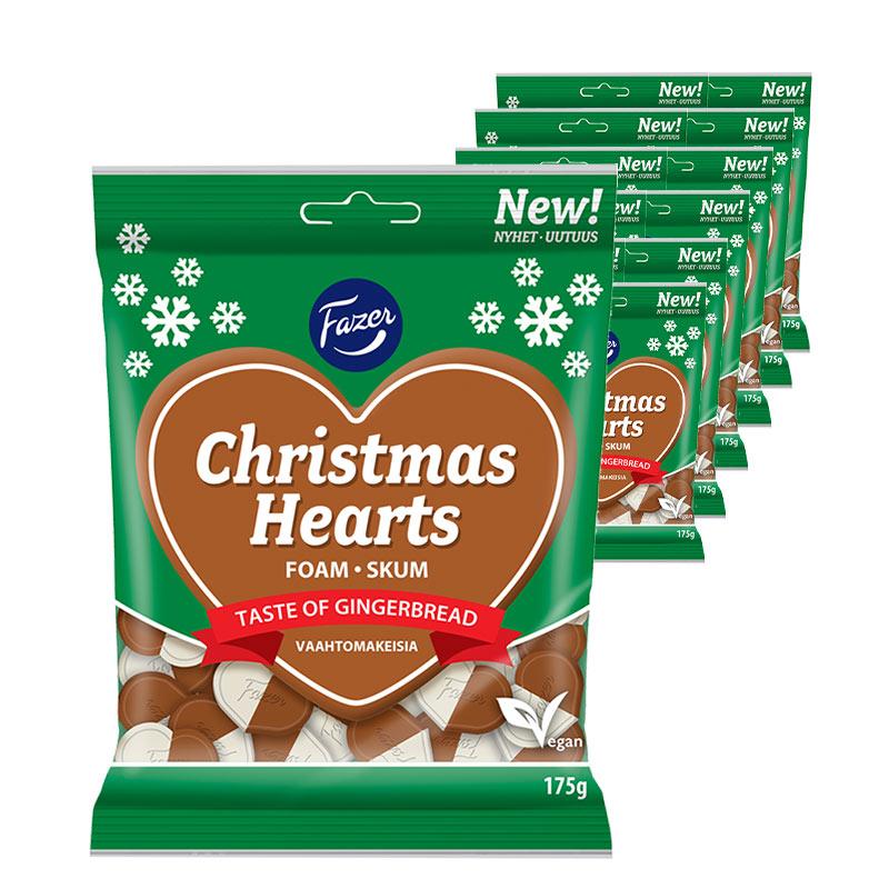 Fazer Godis Christmas Hearts 12-pack