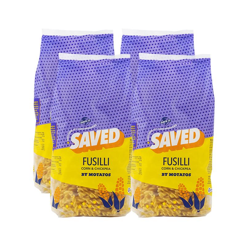 SAVED By Motatos Fusilli - Majs & Kikärtor 4-pack