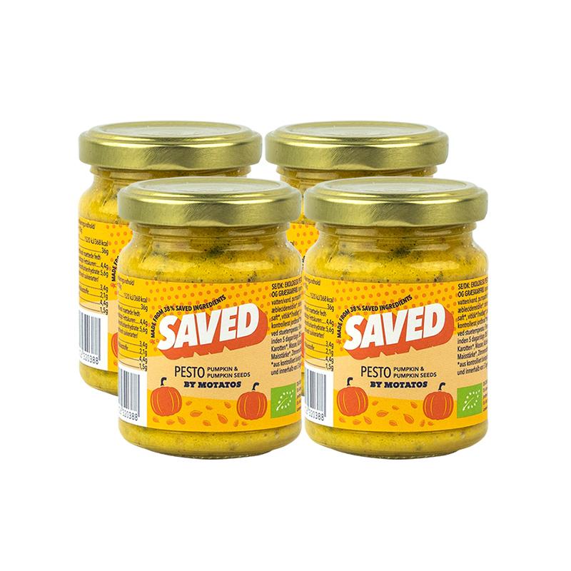 SAVED By Motatos Pesto - Pumpa & Pumpafrön 4-pack