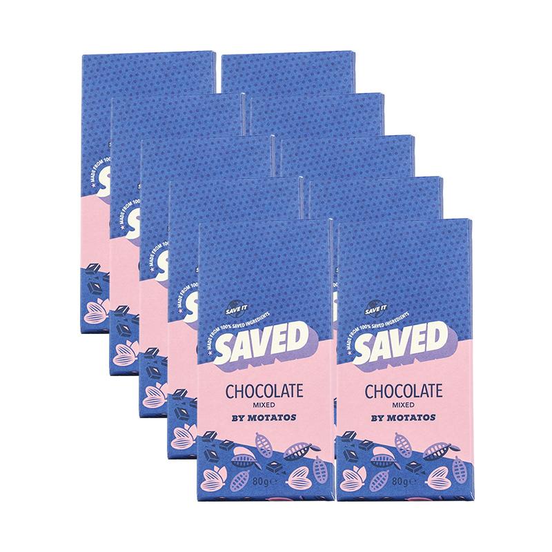 SAVED By Motatos Chokladkaka mix 10-pack