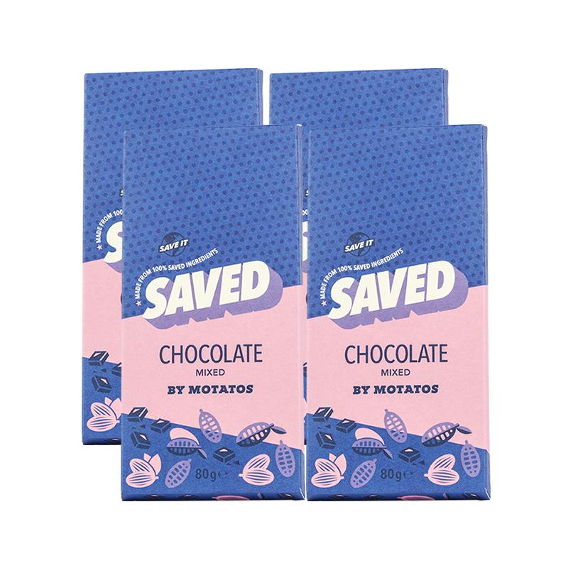 SAVED By Motatos Chokladkaka mix 4-pack
