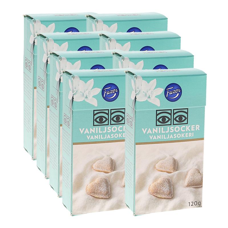 Fazer Vaniljsocker 8-pack