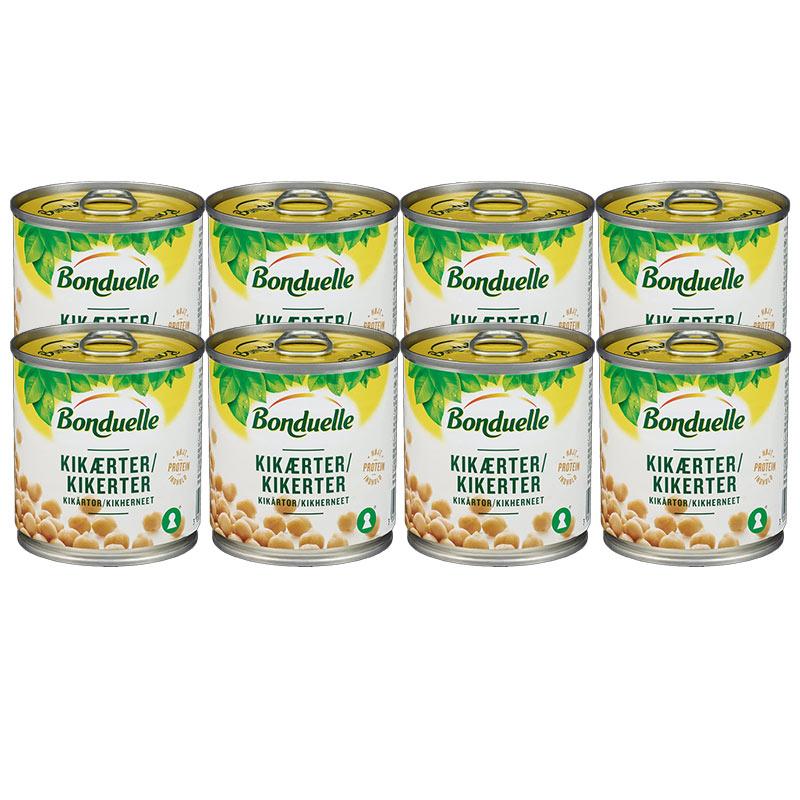 Bonduelle Kikärtor 8-pack