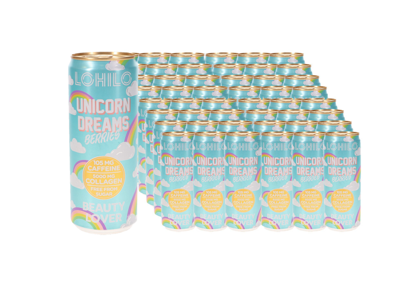 Lohilo Energidryck Unicorn Dream Bär 48-pack