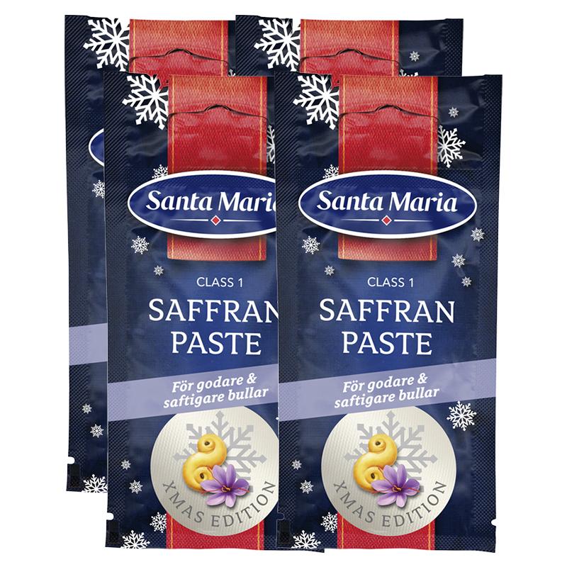 Santa Maria Saffrans Paste - Saftigare bullar 4-Pack