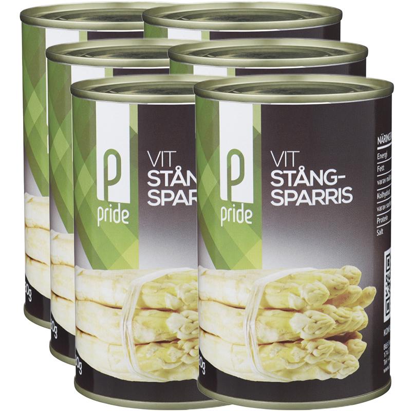 Pride Vit Sparris 6-pack