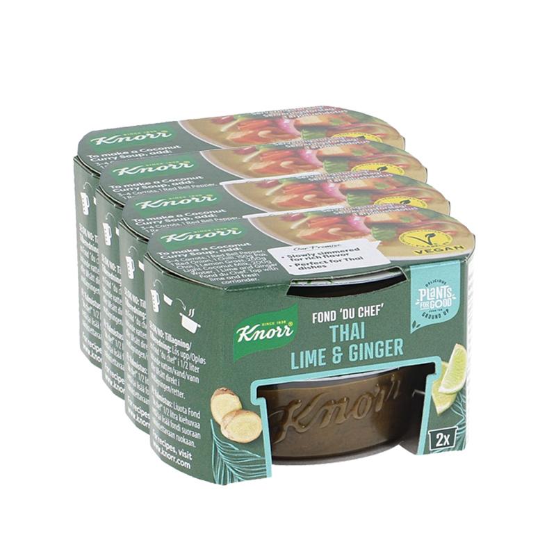 Knorr Thai Fond Lime & Ingefära 4-pack