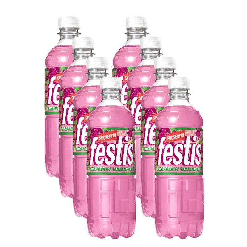 Festis Raspberry Watermelon Sockerfri 8-pack
