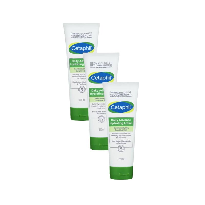 Cetaphil Daily Advance Hydrating Lotion 3-pack