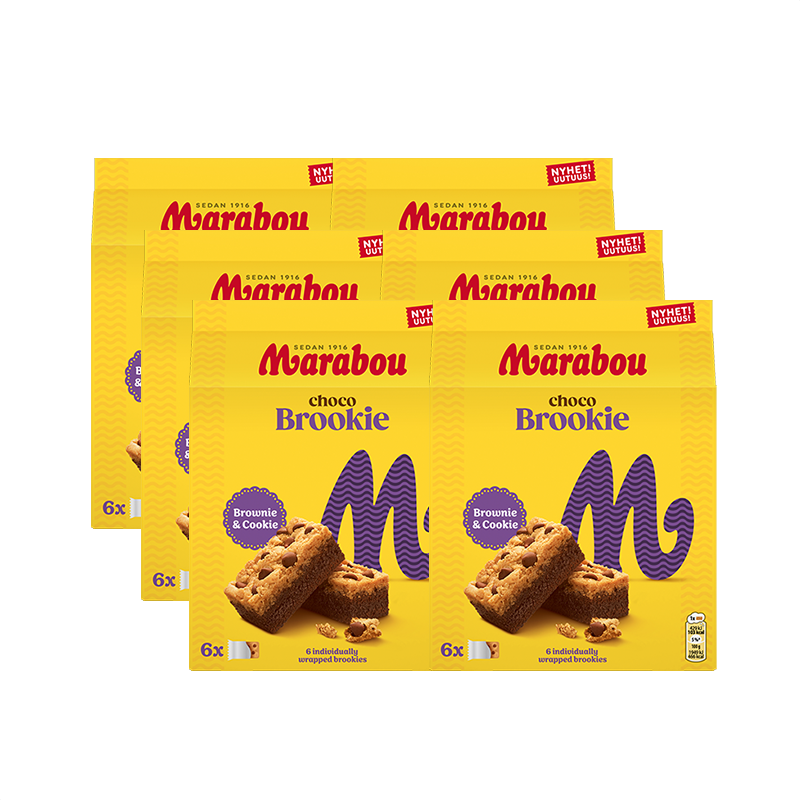 Marabou Choco Brookie Kakor 6-pack